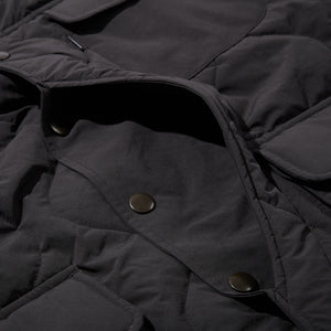 QUILTED WARDEN JACKET｜BLACK