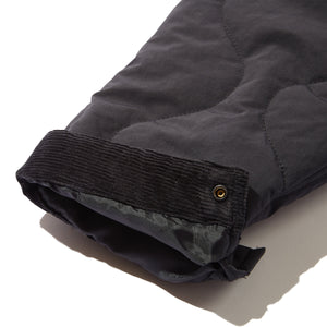 QUILTED WARDEN JACKET｜BLACK