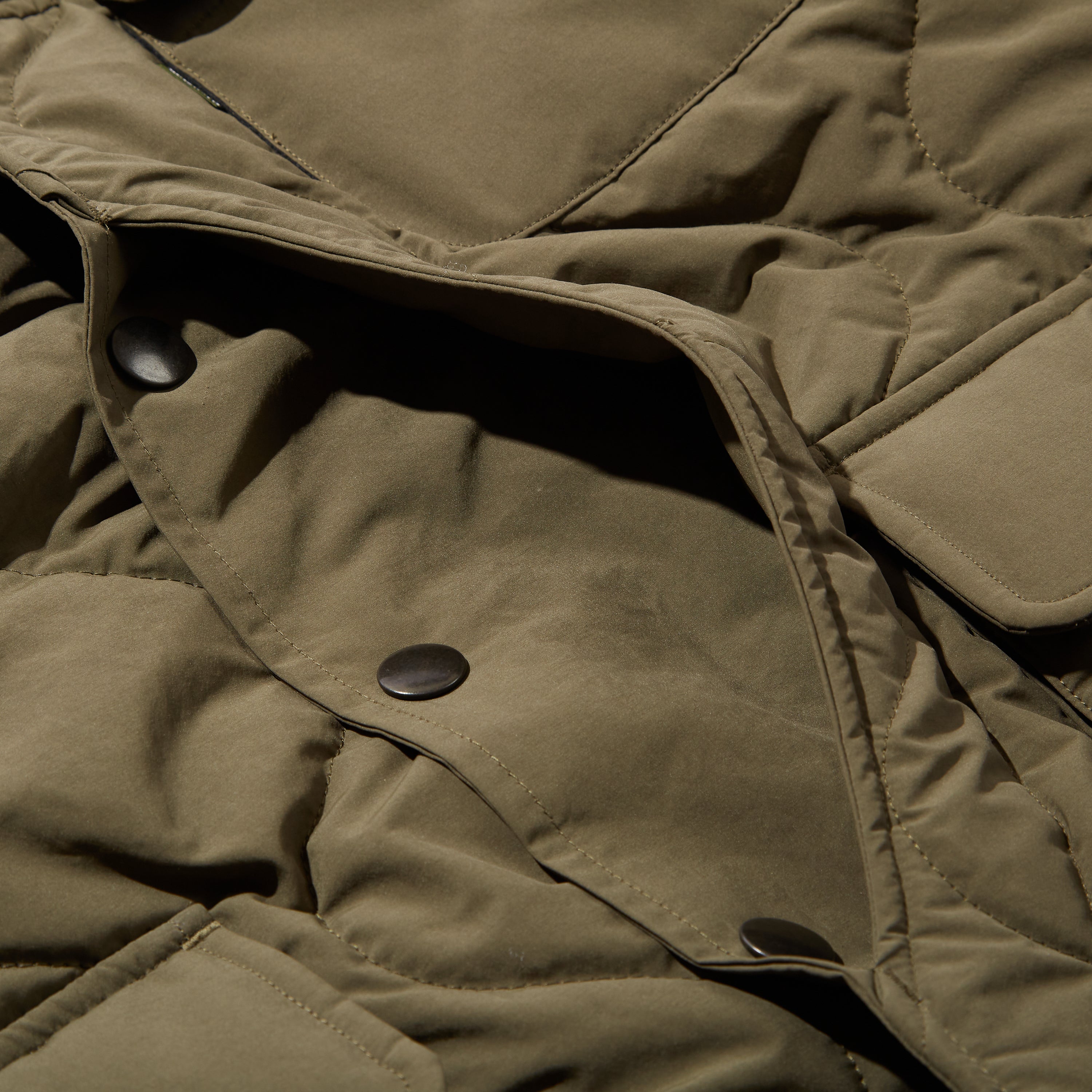 QUILTED WARDEN JACKET｜OLIVE