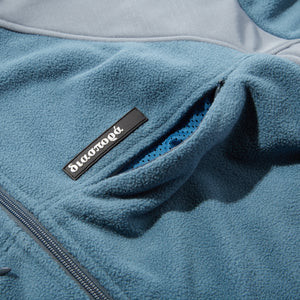 HILLY TERRAIN FLEECE JACKET｜STEEL BLUE