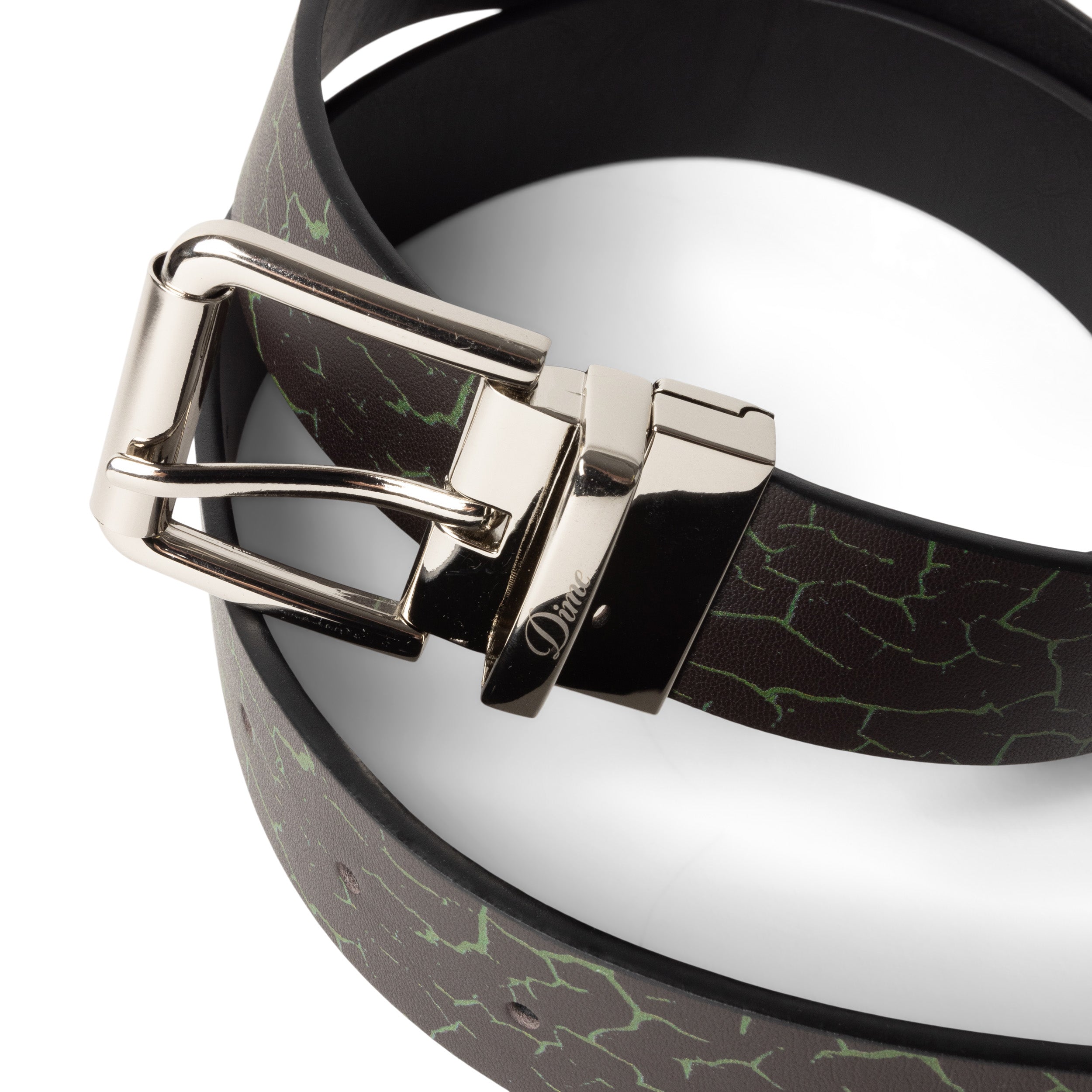 REVERSIBLE LEATHER BELT｜BLACK/ BLACK