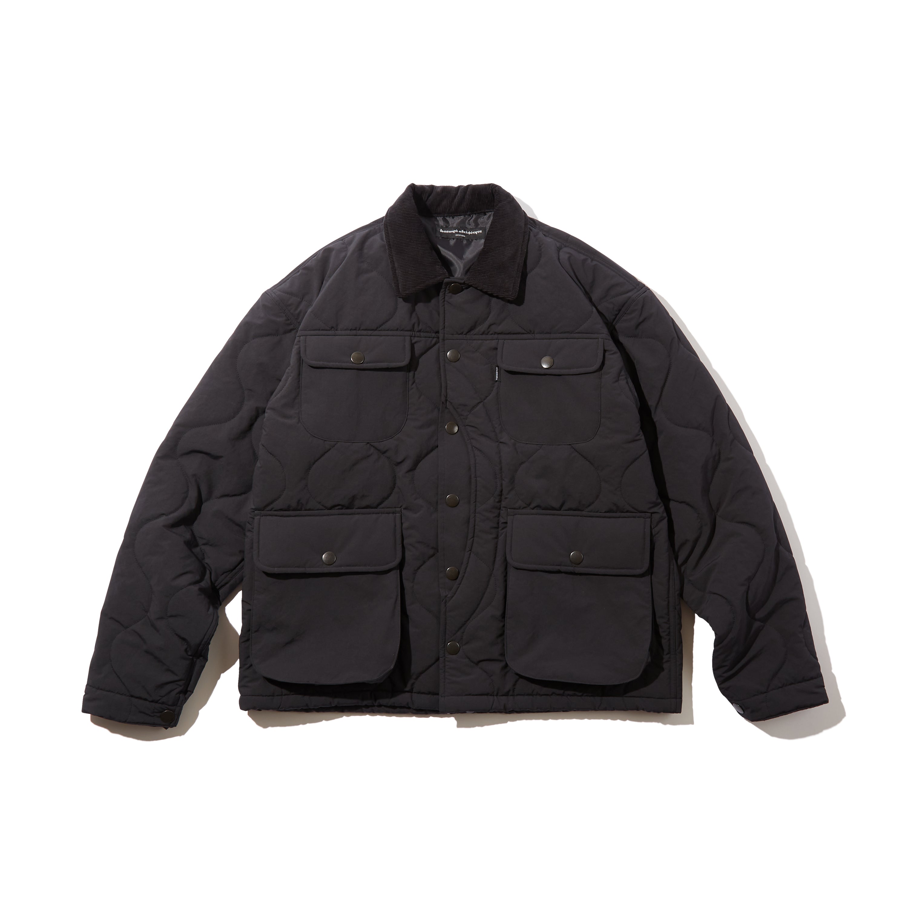 QUILTED WARDEN JACKET｜BLACK