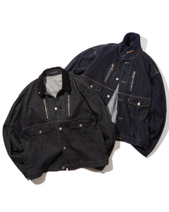 TRUCKER BLOUSON｜BLACK