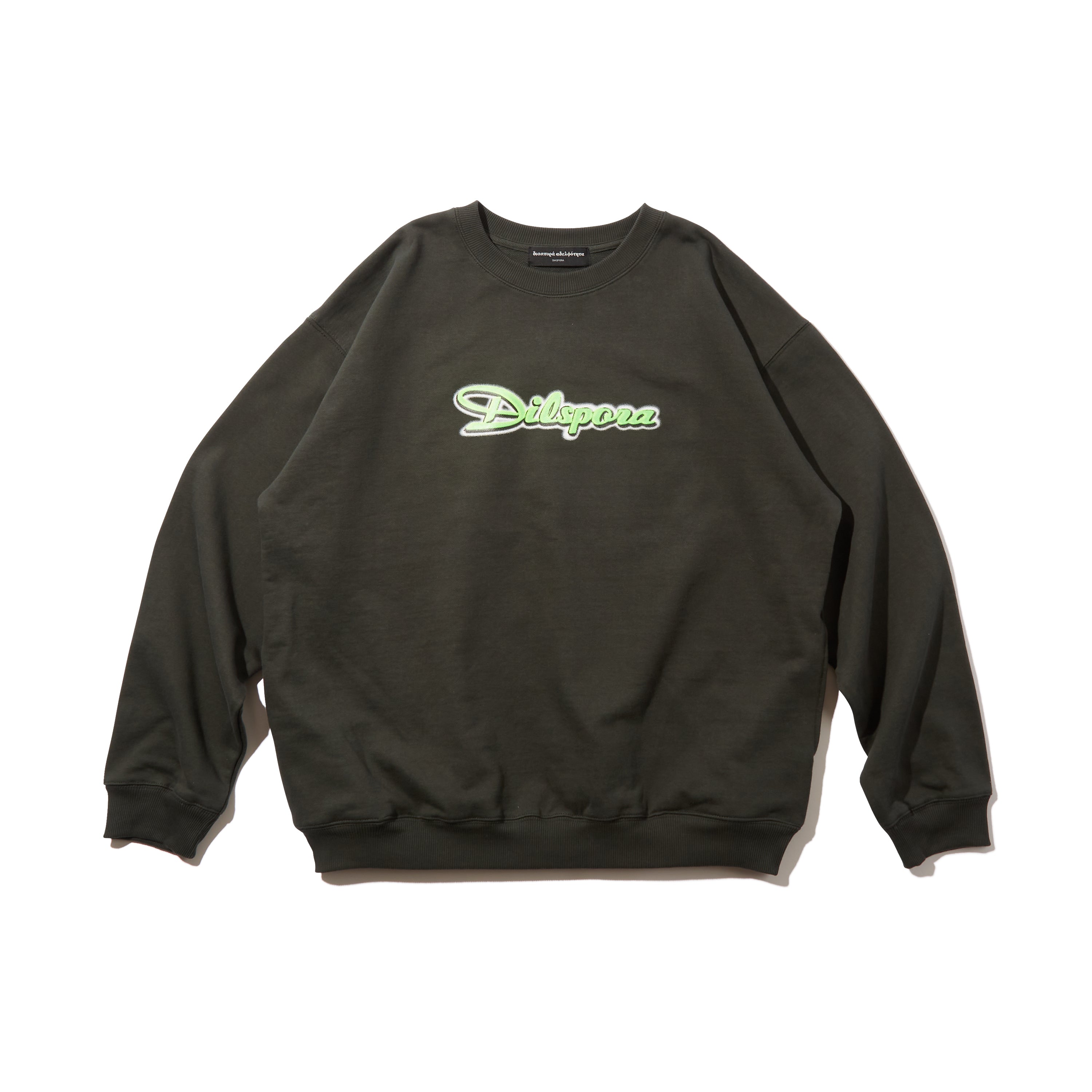 DILEMMA CREWNECK SWEATSHIRT｜GRAYISH KHAKI – NOU-KON