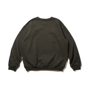 DILEMMA CREWNECK SWEATSHIRT｜GRAYISH KHAKI