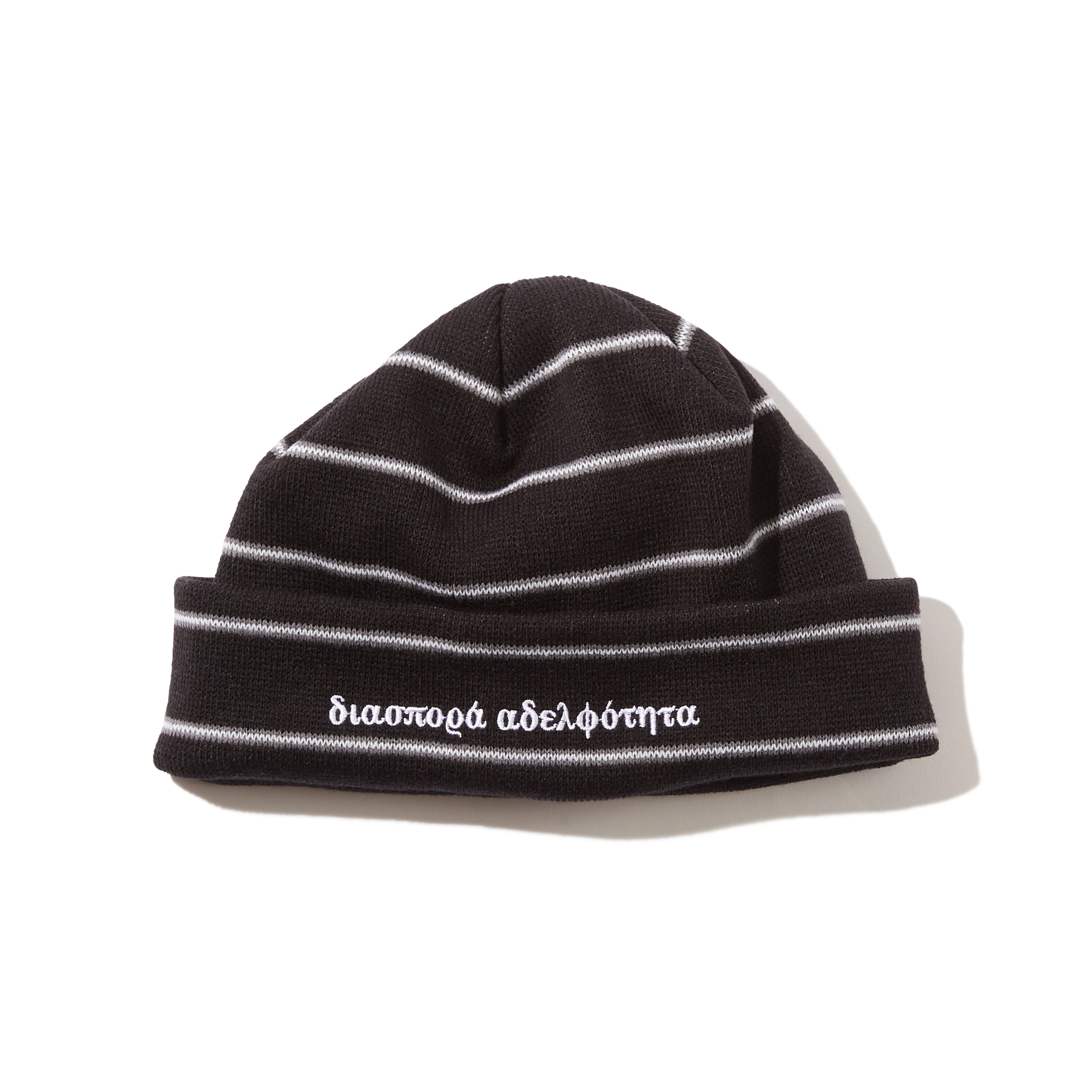 STRIPED BEANIES｜BLACK