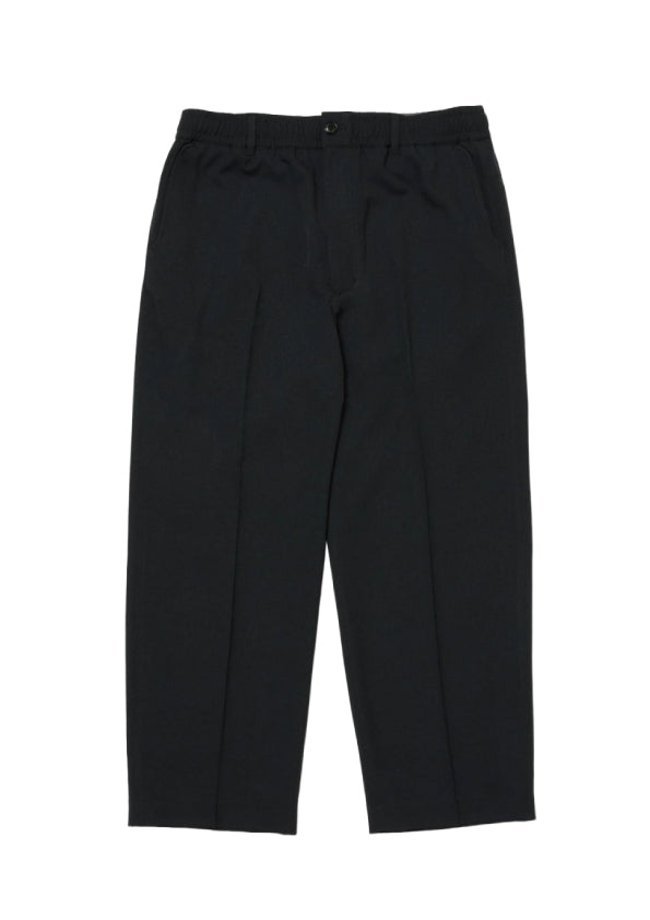 BAL / FARAH FAUX WOOL WIDE TAPERED EASY｜CARBON BLACK