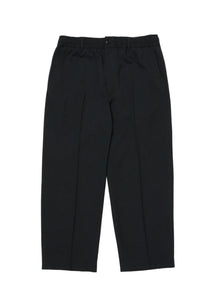 BAL / FARAH FAUX WOOL WIDE TAPERED EASY｜CARBON BLACK