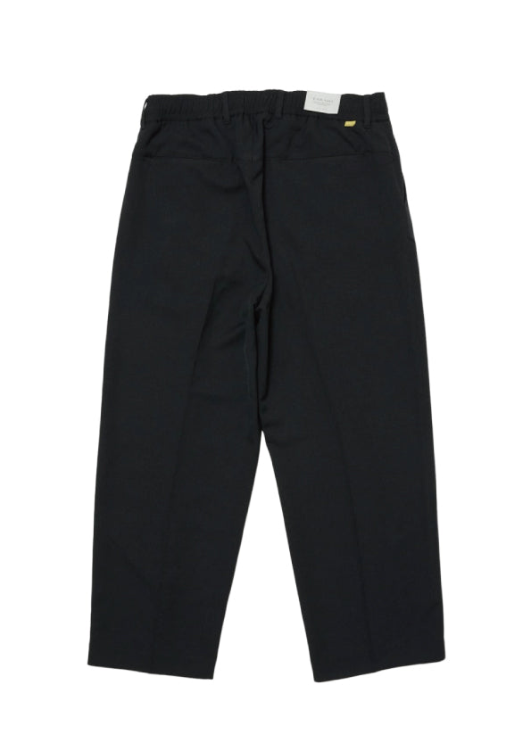 BAL / FARAH FAUX WOOL WIDE TAPERED EASY｜CARBON BLACK