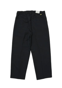 BAL / FARAH FAUX WOOL WIDE TAPERED EASY｜CARBON BLACK