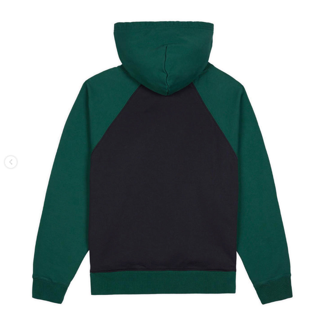 PIGMENT WASH LOGO HEAD RAGLAN HOODIE