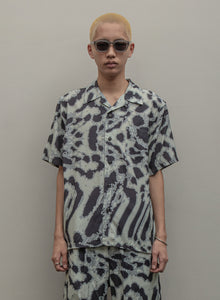 ACID ANIMAL RAYON SS SHIRT｜GRAY