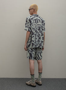 ACID ANIMAL RAYON SS SHIRT｜GRAY