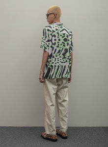 ACID ANIMAL RAYON SS SHIRT｜GREEN