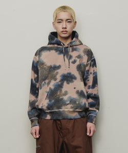 LOGO TIE DYE HOODIE｜COCOA