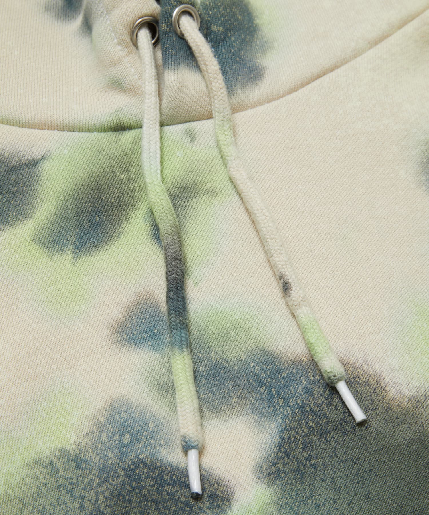 LOGO TIE DYE HOODIE｜GREEN
