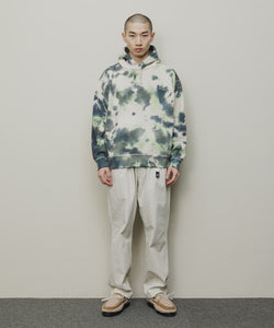LOGO TIE DYE HOODIE｜GREEN