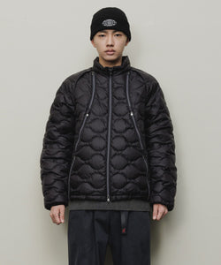 REMOVABLE SLEEVE DOWN JACKET｜BLACK
