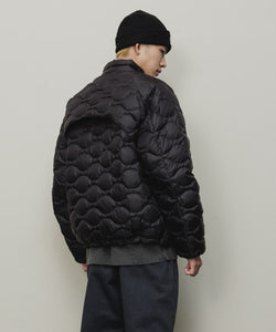 REMOVABLE SLEEVE DOWN JACKET｜BLACK