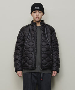 REMOVABLE SLEEVE DOWN JACKET｜BLACK