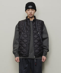 REMOVABLE SLEEVE DOWN JACKET｜BLACK
