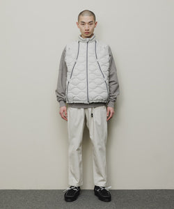 REMOVABLE SLEEVE DOWN JACKET｜STONE