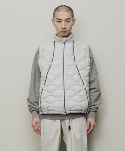 REMOVABLE SLEEVE DOWN JACKET｜STONE