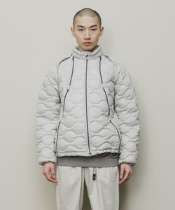 REMOVABLE SLEEVE DOWN JACKET｜STONE