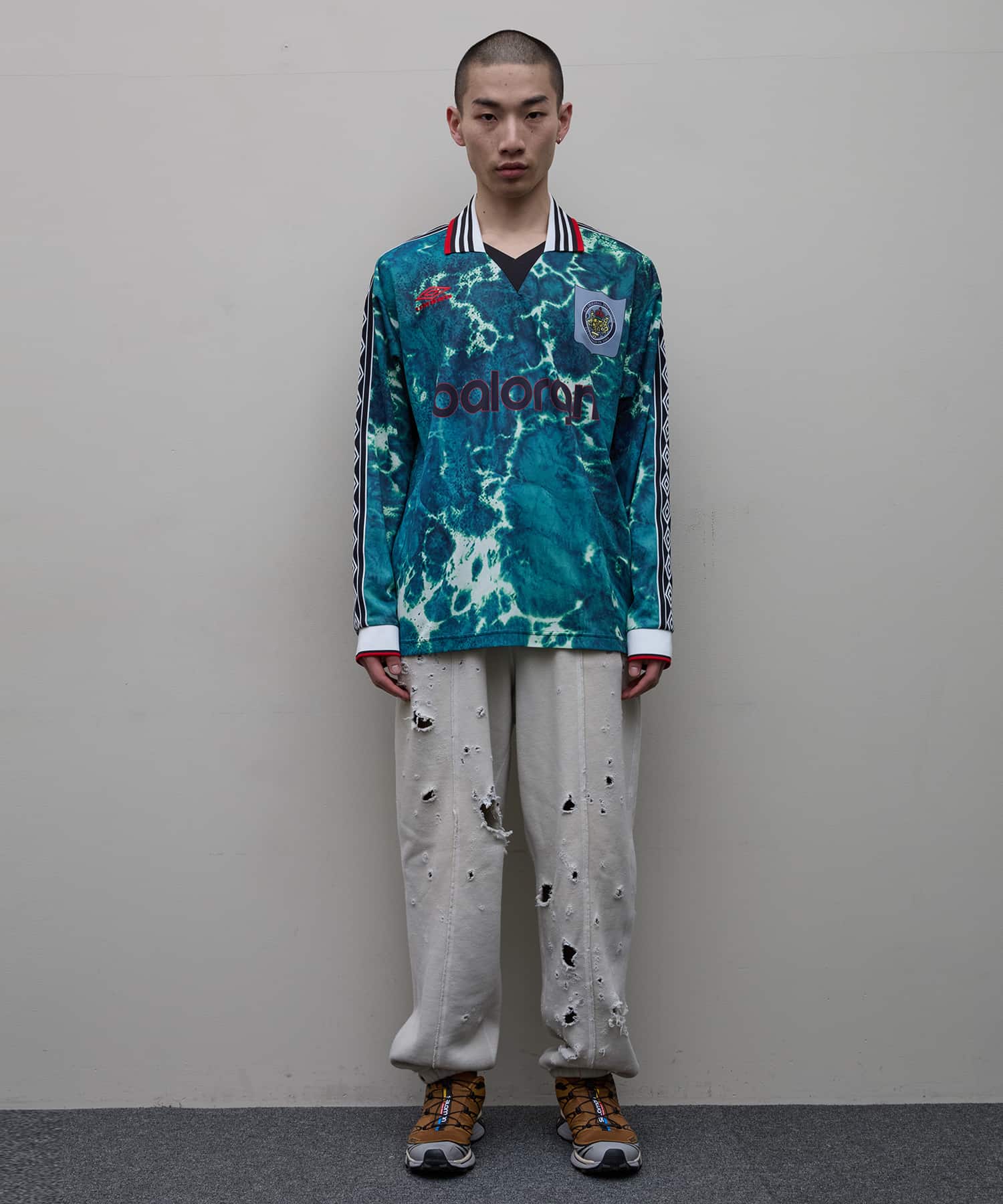 BAL UMBRO LS SOCCER JERSEY XL GREEN