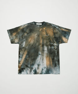 LOGO TIE DYE TEE｜GRAY X BEIGE