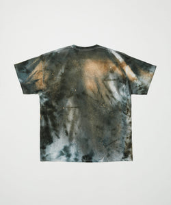 LOGO TIE DYE TEE｜GRAY X BEIGE