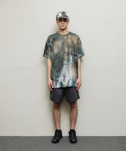 LOGO TIE DYE TEE｜GRAY X BEIGE