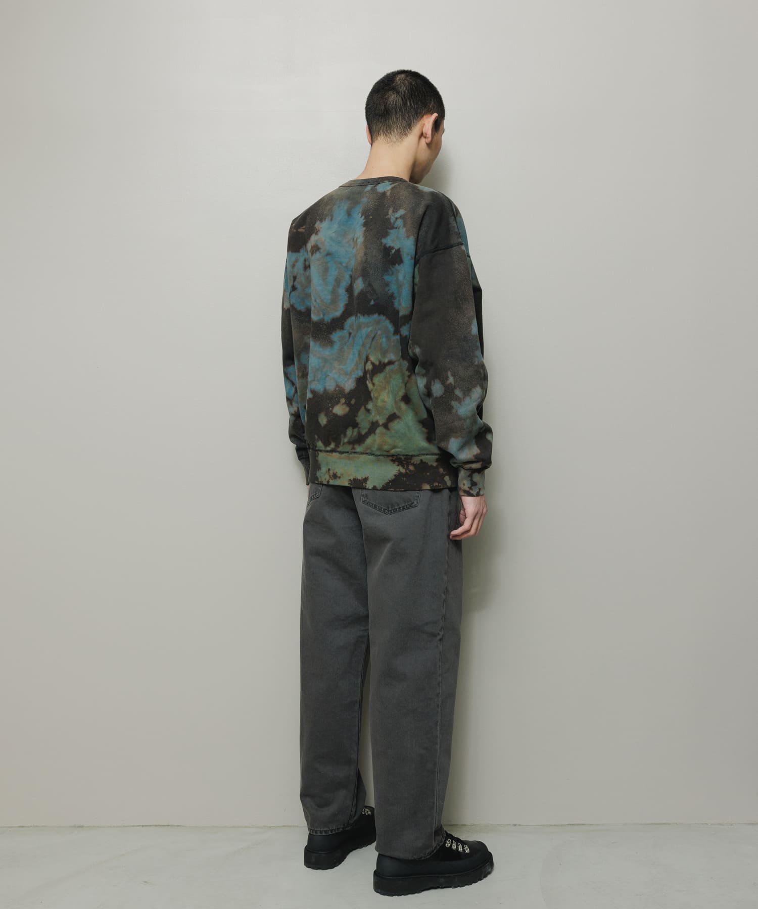 LOGO TIE DYE CREW by YUKIDYE