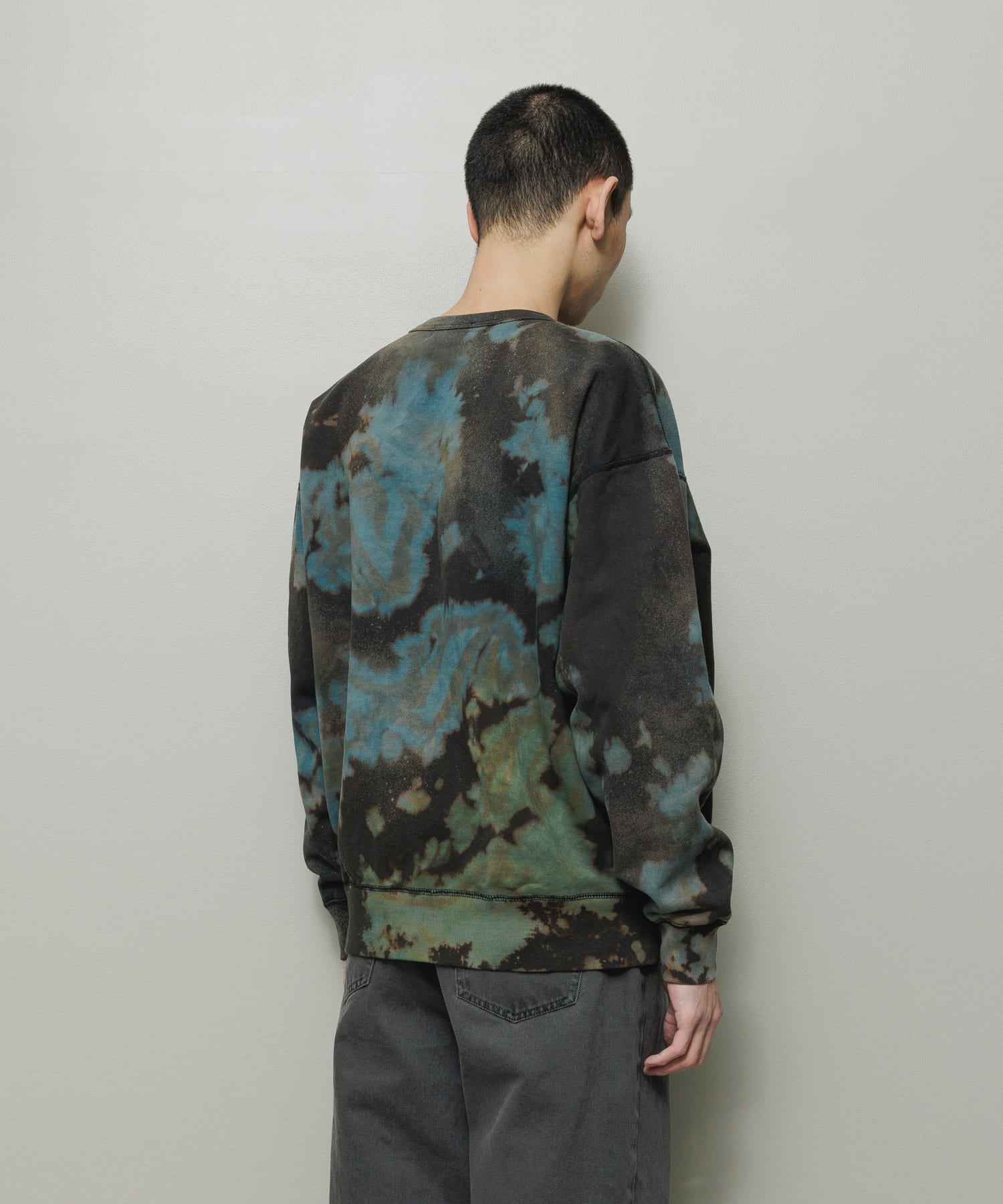 LOGO TIE DYE CREW by YUKIDYE