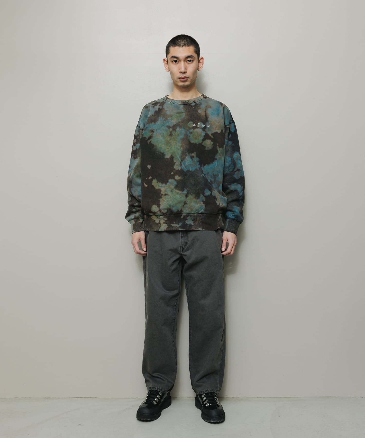 LOGO TIE DYE CREW by YUKIDYE