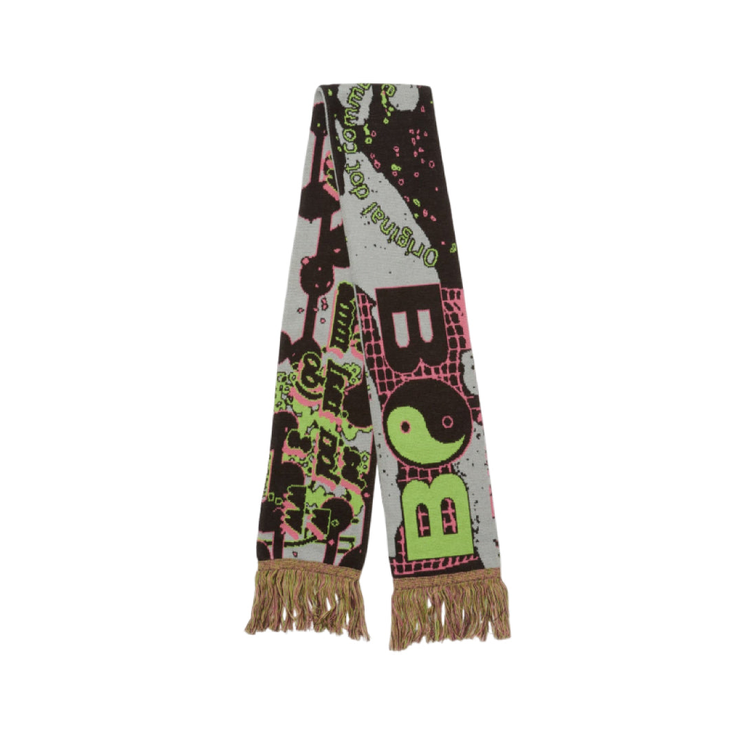 JACQUARD KNIT SOCCER SCARF