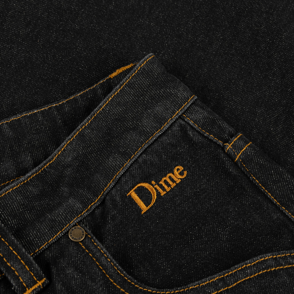 CLASSIC RELAXED DENIM PANTS｜BLACK WASHED