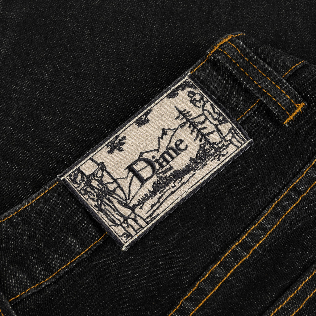 CLASSIC RELAXED DENIM PANTS｜BLACK WASHED