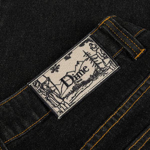 CLASSIC RELAXED DENIM PANTS｜BLACK WASHED