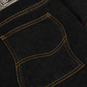 CLASSIC RELAXED DENIM PANTS｜BLACK WASHED