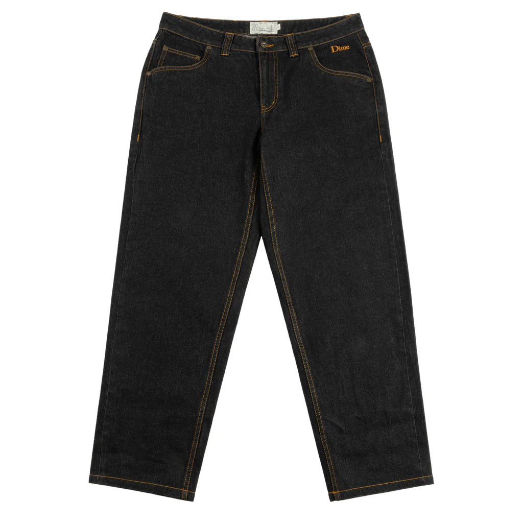 CLASSIC RELAXED DENIM PANTS｜BLACK WASHED
