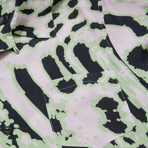 ACID ANIMAL RAYON SS SHIRT｜GREEN
