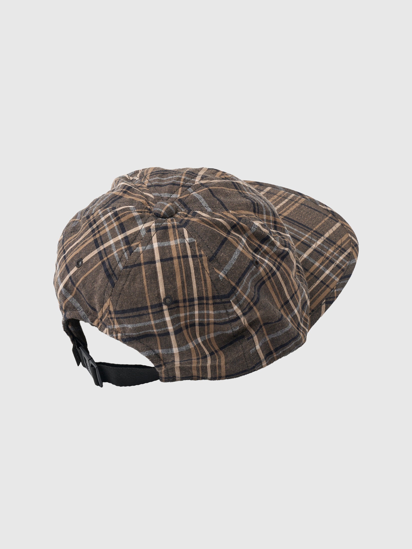 CLASSIC LOGO MADRAS PLAID CAP｜BLACK PLAID
