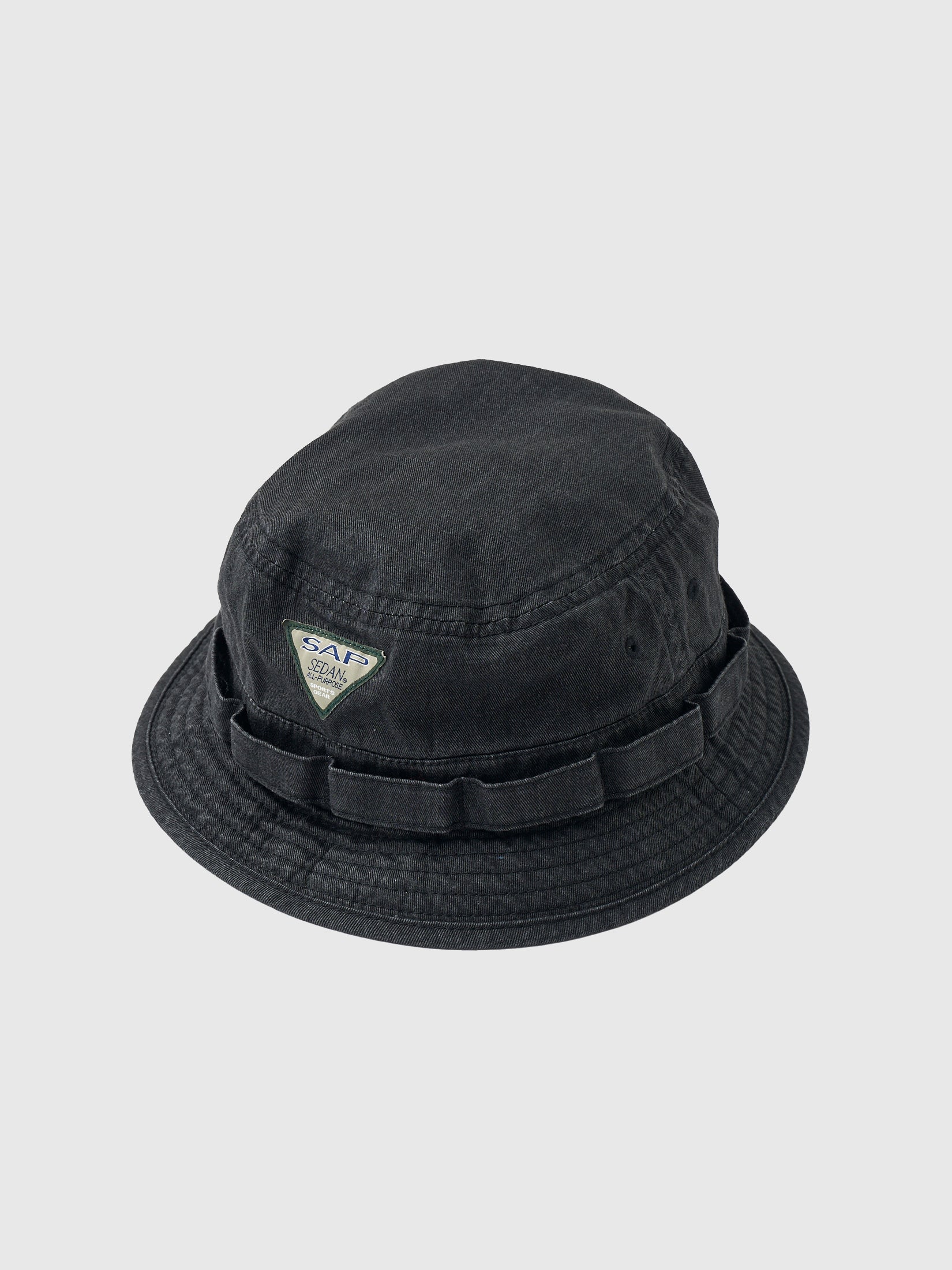 VINTAGE WASHED BOONIE HAT｜BLACK