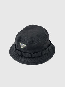 VINTAGE WASHED BOONIE HAT｜BLACK