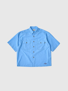 CONVERTIBLE WORK SHIRT｜BLUE