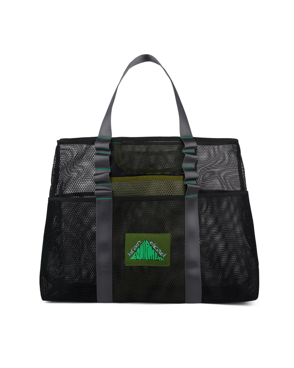 BRAIN DEAD EQUIPMENT MESH TOTE｜BLACK MULTI