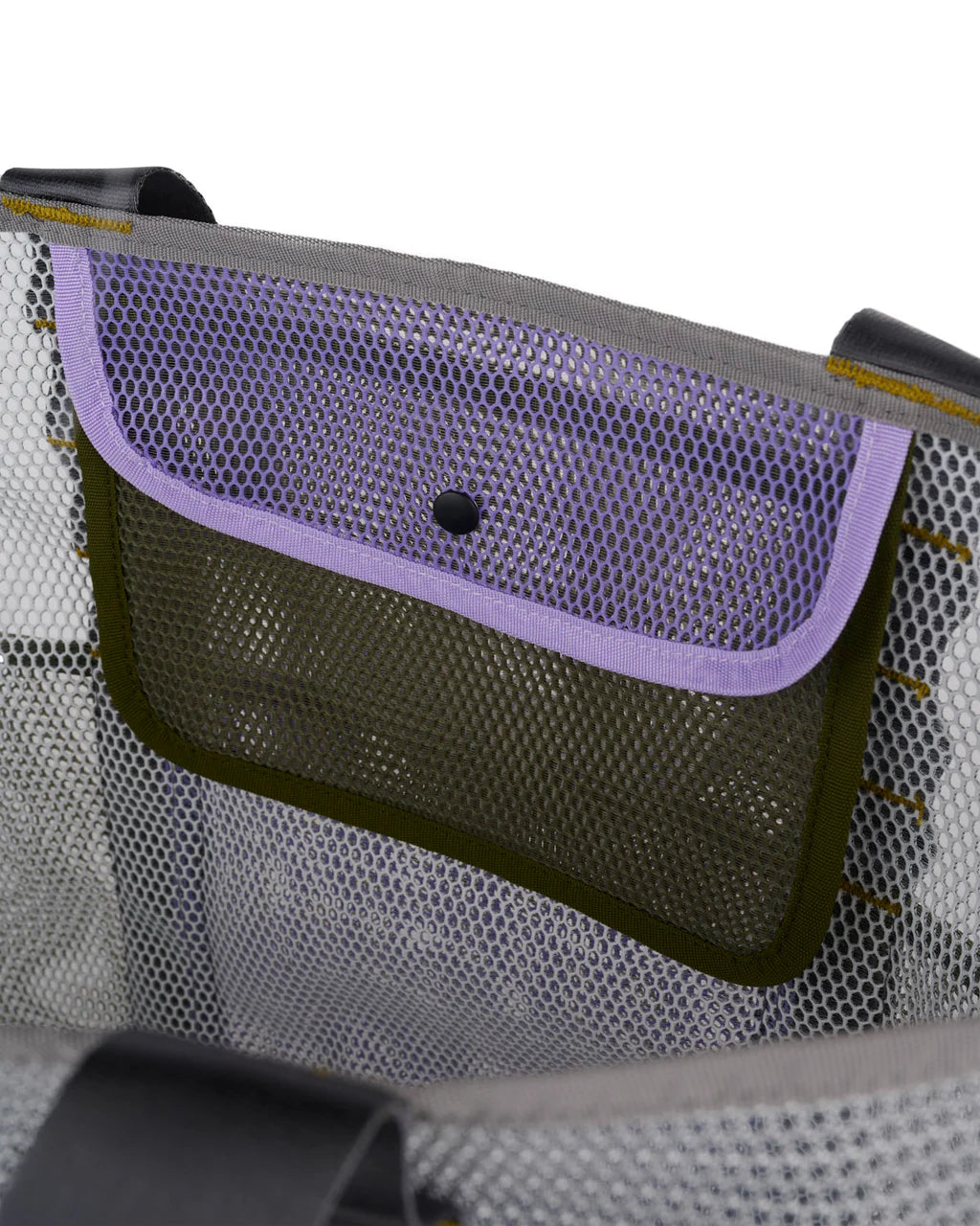 BRAIN DEAD EQUIPMENT MESH TOTE｜WHITE MULTI
