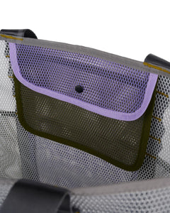 BRAIN DEAD EQUIPMENT MESH TOTE｜WHITE MULTI