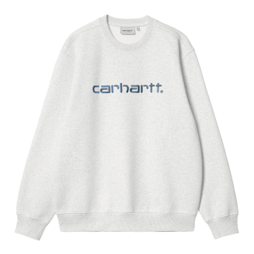 CARHARTT SWEATSHIRT｜ASH HEATHER / LIBERTY